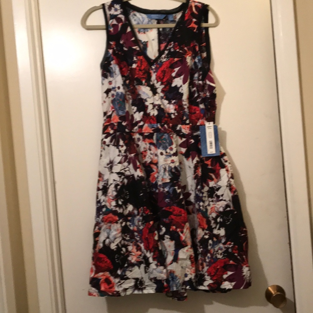 Vintage style floral dress women’s medium